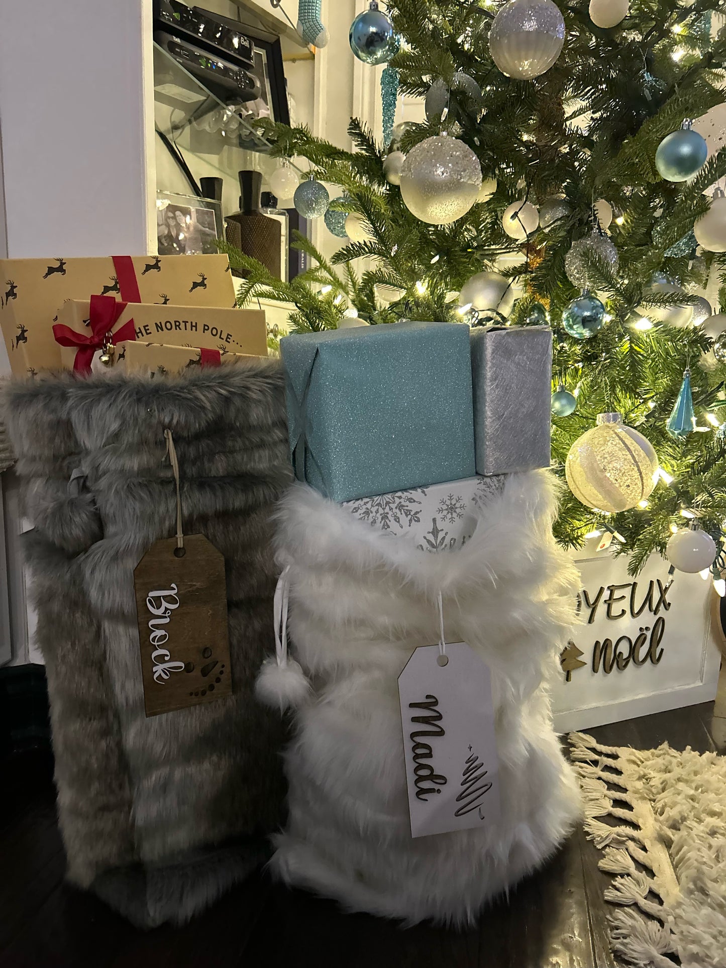 Faux Fur Christmas Sack
