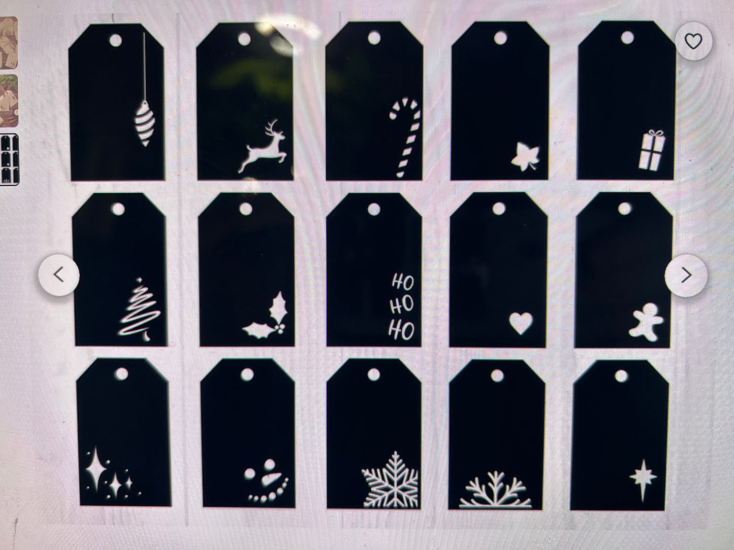 Personalized Santa Sack Tag