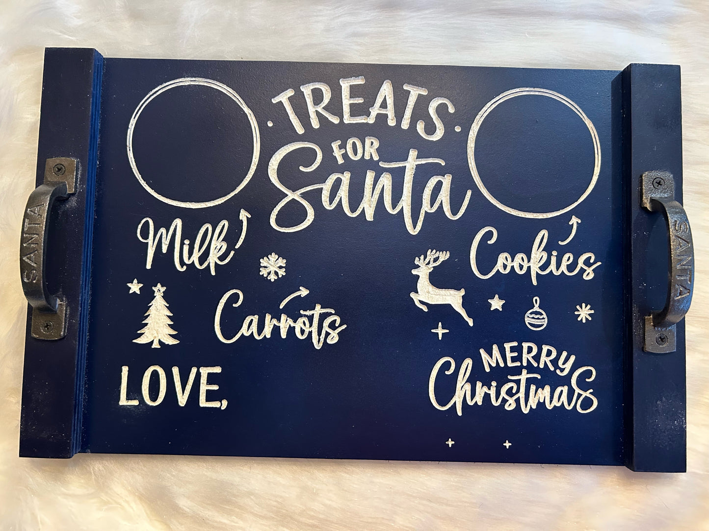 Personalized Dear Santa Christmas Tray